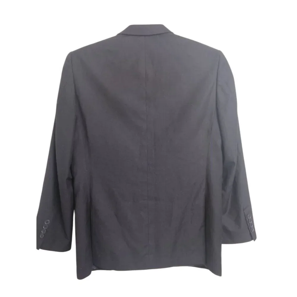 Perry Ellis Portfolio Super 160s Italy Blue‎ Suit Jacket Blazer 40R